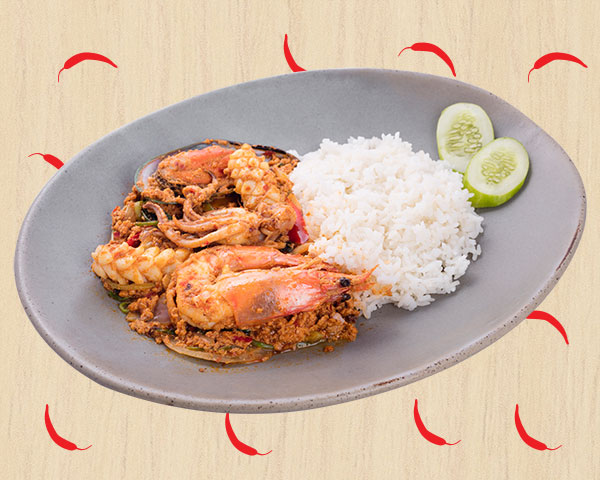 Garlic Pepper Pork Loin with Rice